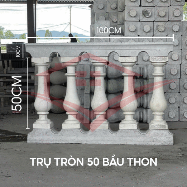 TRỤ TRÒN 50 BẦU THON