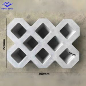 GẠCH TRỒNG CỎ 8 LỖ